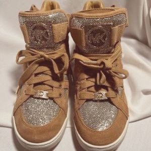 Michael Kors BrandNew(NIB) Women's HighTop Suede FashionSneakers  7.5 & 9